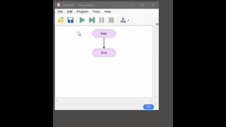 Tecq Mate | Flowgorithm | Flow chart for output only