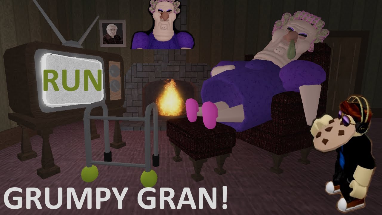 Roblox - GRUMPY GRAN! (SCARY OBBY) - Easy Mode - Gameplay Walkthrough ...