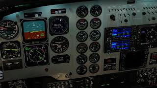 Flying from Freeport to Bimini in the Carenado King Air 200