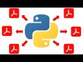 Splitting a PDF to Multiple PDFs with Python!