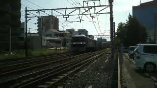 桃太郎EF210-105JRFロゴマーク無し　貨物列車5本動画