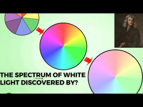 What happens when a circular disc of seven Colours is rotated at a high speed?