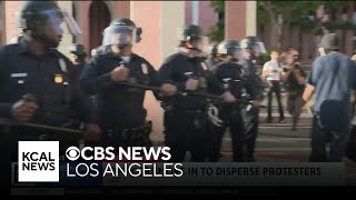 Officers move in to disperse protesters on USC campus, several detained | full coverage