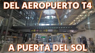 How to get from the AIRPORT to SOL - MADRID