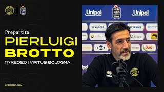 PREPARTITA - Virtus Bologna 🆚 Vanoli Cremona | Pierluigi Brotto | Conferenza stampa