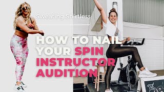 How to NAIL your Spin Instructor Audition with Raisa Hoffman: Sweating Shirtless
