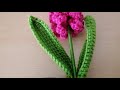 crochet hyacinth flowers