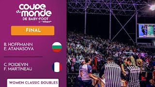 2022 ITSF World Cup - Women Classic Final - HOFFMANN - ATANASOVA 🇧🇬 vs POIDEVIN - MARTINEAU 🇫🇷