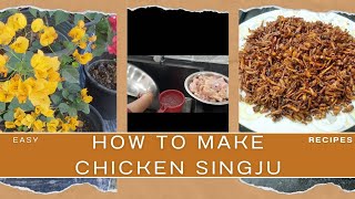 How To Make Delicious Chicken Singju \u0026 Secret Flower Blooming  Tips || Manipuri Homemaker