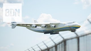 World's largest plane lands at Bangor International Airport