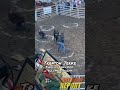 badass 18 year old wrestles a bull during the ring of fire at the sandhills ranch expo