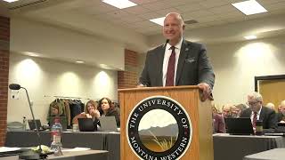 Montana Board of Regents Meeting - March 14th and 15th 2024