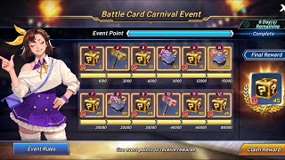 EX Fighters Volume. 10 Coming.. Battle Card Carnival Event Mission Completed - KOF ALLSTAR