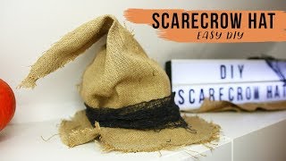 DIY Scarecrow Hat - Vogelscheuche Halloween Costume