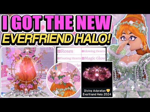 I GOT THE NEW EVERFRIEND HALO! Divine Adoration Halo 2024! EVERY TOGGLE Full Showcase! Royale High