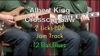 Crosscut Saw|Albert King|7 Intro Licks+Rhythm Guitar Lesson