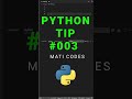 Best way to format a string in Python - Python Tip #python #coding #programming