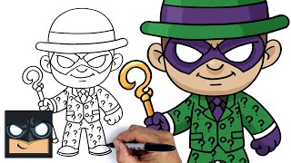 How To Draw Riddler | Step By Step Tutorial