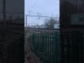 British rail class 90 freighter passing Leighton Buzzard, Bedfordshire, UK | 01/02/2021