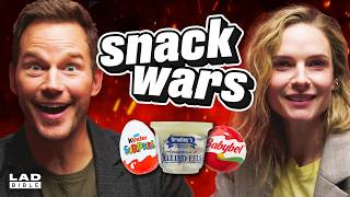 Chris Pratt & Rebecca Ferguson Go Head To Head In The Ultimate Snack Wars: Showdown