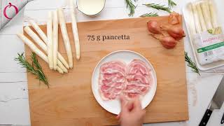 BelOrta Aspergesoep met pancetta en rozemarijn