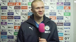 ERLING HAALAND REFLECTS ON BREAKING PL RECORD. MAN CITY VS WESTHAM 3-0 , PHIL FODEN , NATHAN AKE 👏🏽