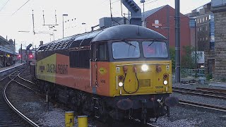 Colas Railfreight Class 56 leaves Newcastle (5/5/22)