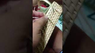 Weaving Rectangular Wicker Basket #basketweaving