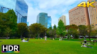 Exploring Shinjuku Central Park in Tokyo, Japan: A 4K HDR Virtual Walk (新宿中央公園)