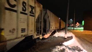 MS Z627 Blasts Through Snow Pile *HD*