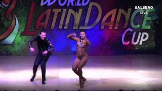 Simone Sanfilipo \u0026 Serena, Italy, Salsa On 2 Couple Pro Champions, Final Round, WLDC 2015