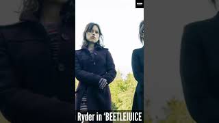 First look at Jenna Ortega and Winona Ryder in ‘BEETLEJUICE BEETLEJUICE’.