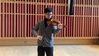 Yuchen Zhao tests 2022 Guarneri model violin by Mirko Gabler