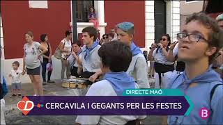 Cercavila i gegants per les festes de Gràcia 1