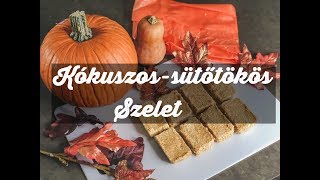 Kedvenc őszi receptjeim: 1. rész - Vegán kókuszos-sütőtökös szelet