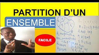 Comprendre la partition d'un ensemble. Facile