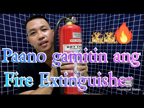 Paano Gamitin Ang Fire Extinguisher (How To Use Fire Extinguisher ...