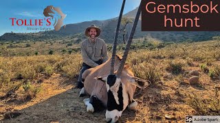 Hunting in Africa | Gemsbok Hunt at Tollies African Safaris