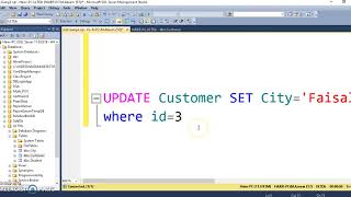How use UPDATE Query in SQL Server Database Part 13