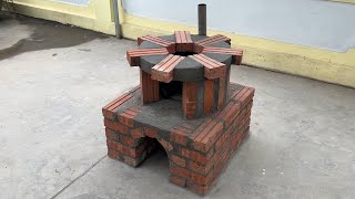 Amazing Construction Diy - Design And Build Fire Pit Rim For Outdoor Smokeless Cooking Stove