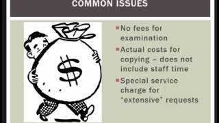 Public Records Law What Does It Say Today