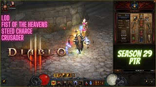 LoD FOTH Steed Charge Sader T16 Farmer @ 20k Str (P824) - FASTER THAN GoD!? Diablo 3 Season 29 PTR