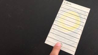 Paper prototype testing 1