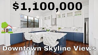 Tour A $1.1M Stunning Four Story Gated House Tour Overlooking Downtown Houston | Walk To River Oaks