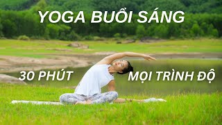 30ph Yoga Buổi sáng (mọi trình độ) | Morning flow, All levels | Yoga By Sophie