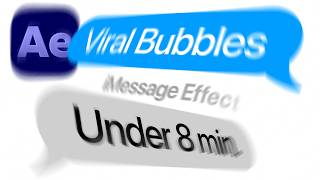 How to Edit Viral iMessage Bubbles Apple UI Style (Free Preset) | After Effects Tutorial