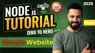 Node JS Tutorial in Hindi #22 Make Simple and Basic Website