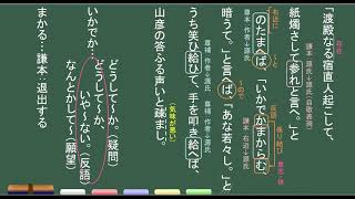 【テスト対策】廃院の怪・夕顔（前編）