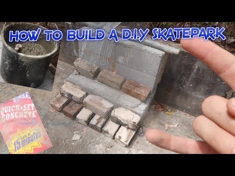 HOW TO BUILD A D.I.Y SKATEPARK *easiest way* HOW TO BUILD A D.I.Y SKATEPARK *easiest way*