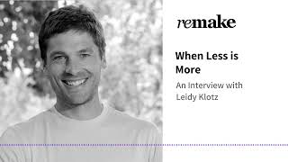 036. Leidy Klotz: When Less is More